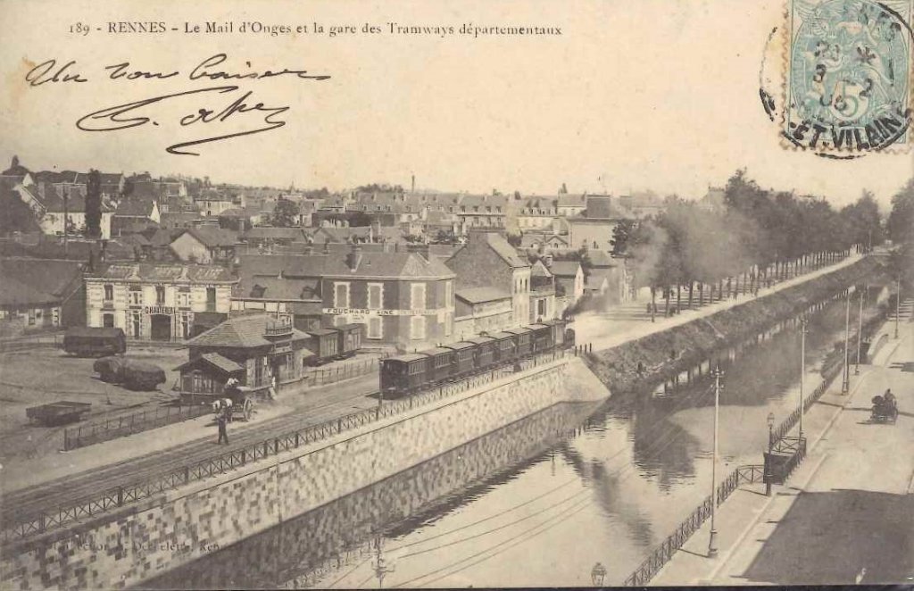 189 - Rennes - Le Mail d'Onges et la gare des Tramways départementaux.jpg