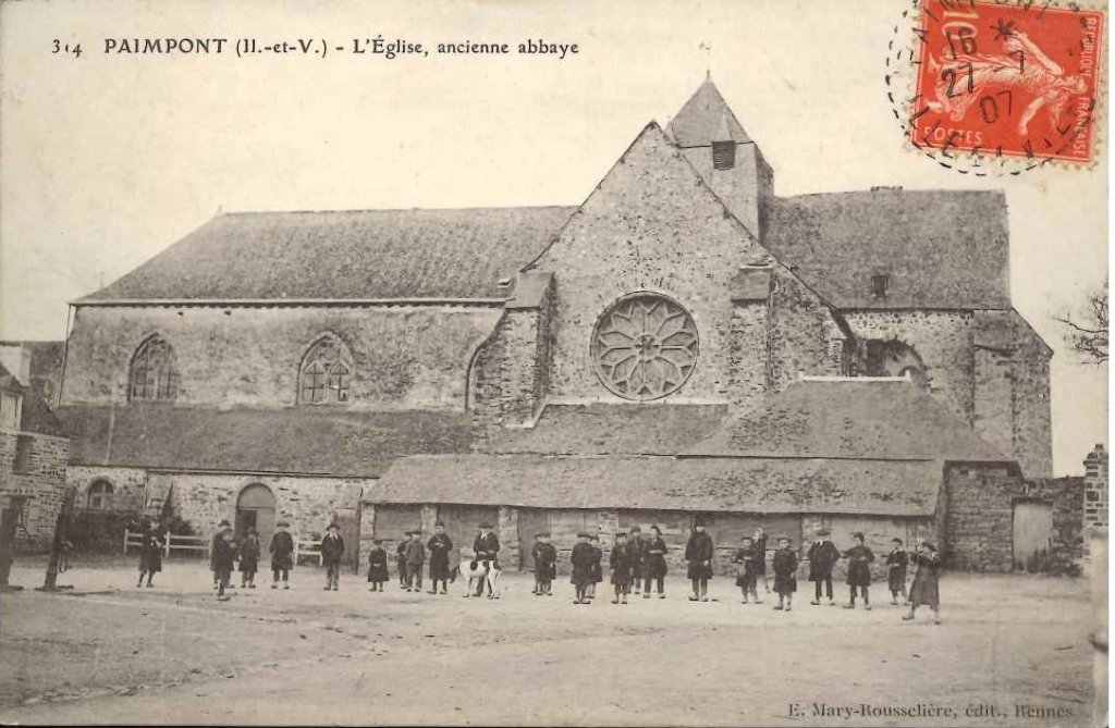314 - Paimpont - L'Eglise, ancienne abbaye.jpg