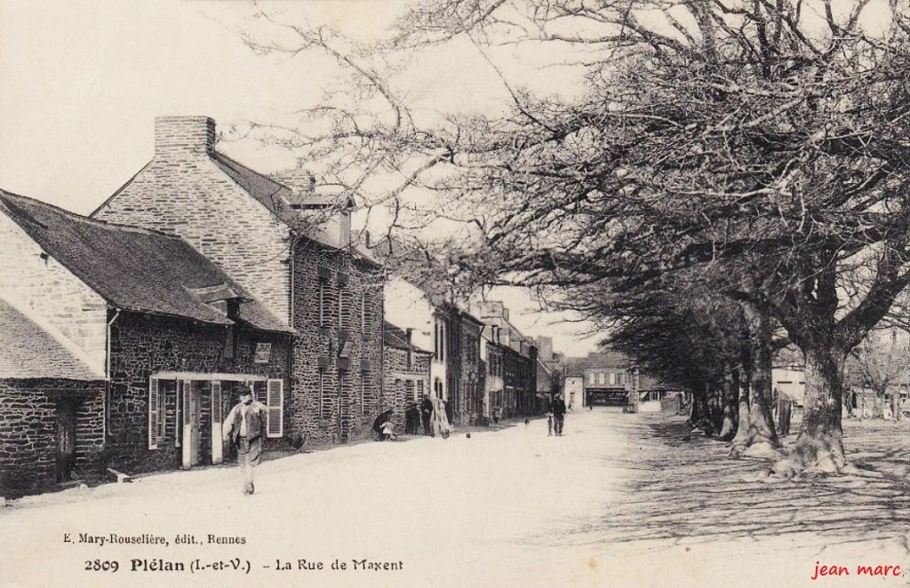 Plélan-le-Grand - La rue de Maxent.jpg
