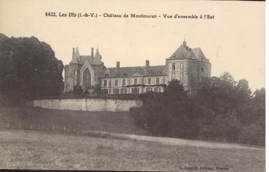 4432 - Les Iffs - Château de Montmuran - Vue d'Ensemble à l'Est.jpg