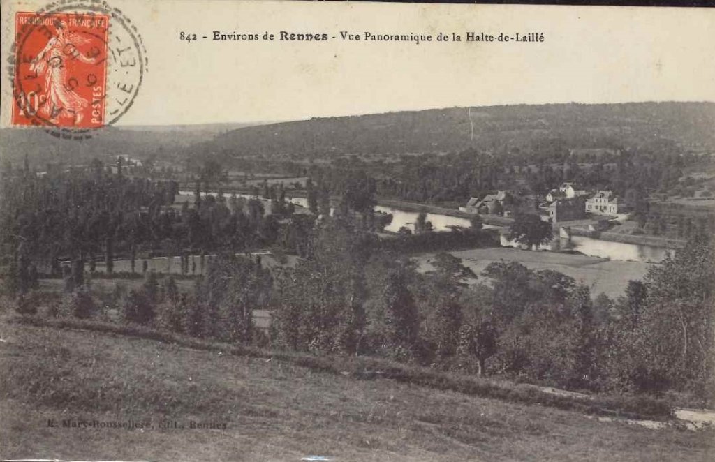 842 - Laillé - Environs de Rennes - Vue Panoramique de la Halte de Laillé.jpg