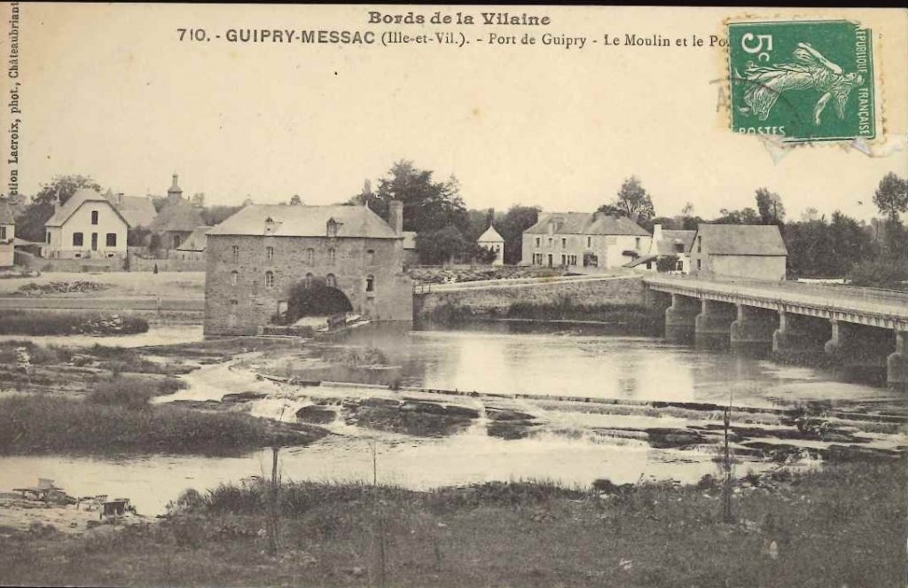 710 - Guipry Messac - Port de Guipry - Le Moulin et le Port.jpg
