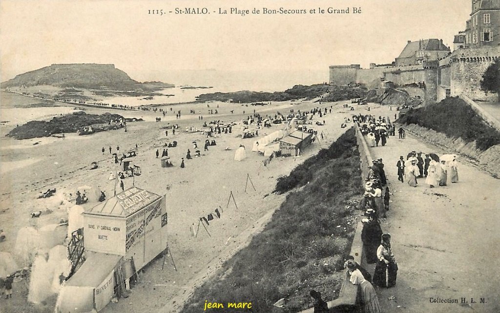 Saint-Malo - La Plage de Bon Secours et le Grand Bé.jpg