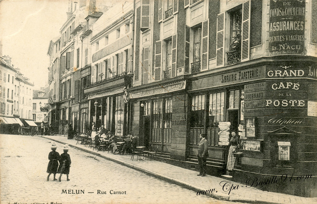 carte postale melun